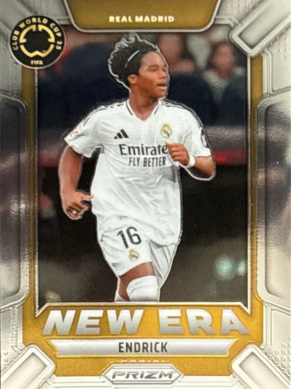 Panini Prizm New Era Endrick Rookie Soccer Card